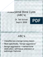 Aneurysmal Bone Cysts