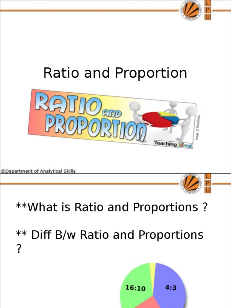 Understanding Ratios and Proportions | PDF | Ratio | Teaching Mathematics