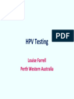 Current Screening Guidelines for HPV - Louise Farrell