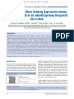 Superficial and Deep Learning Approaches Among Medical Students