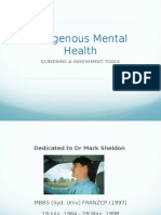 Australian Indigenous Mental Health Screening & Assessment Tools
