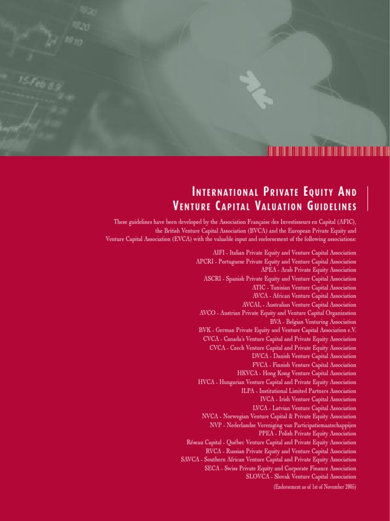 INTERNATIONAL PRIVATE EQUITY AND VENTURE CAPITAL VALUATION GUIDELINES visual data 6