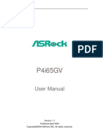 Manual ASRock P4i65GV