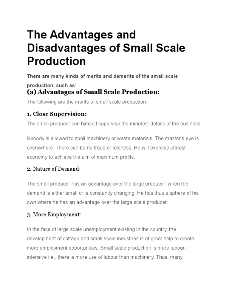 Explore the Benefits of Small-Scale Manufacturing