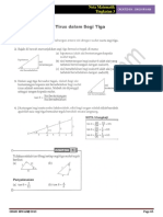 Bab 15 Matematik Tingkatan 3 Trigonometri