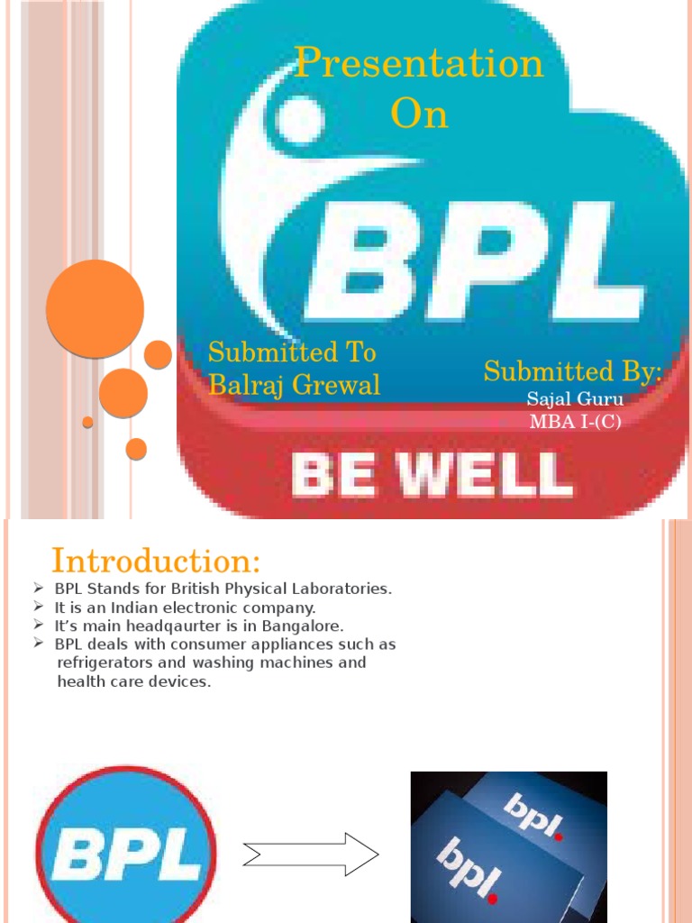 BPL Company Overview and SWOT Analysis | PDF