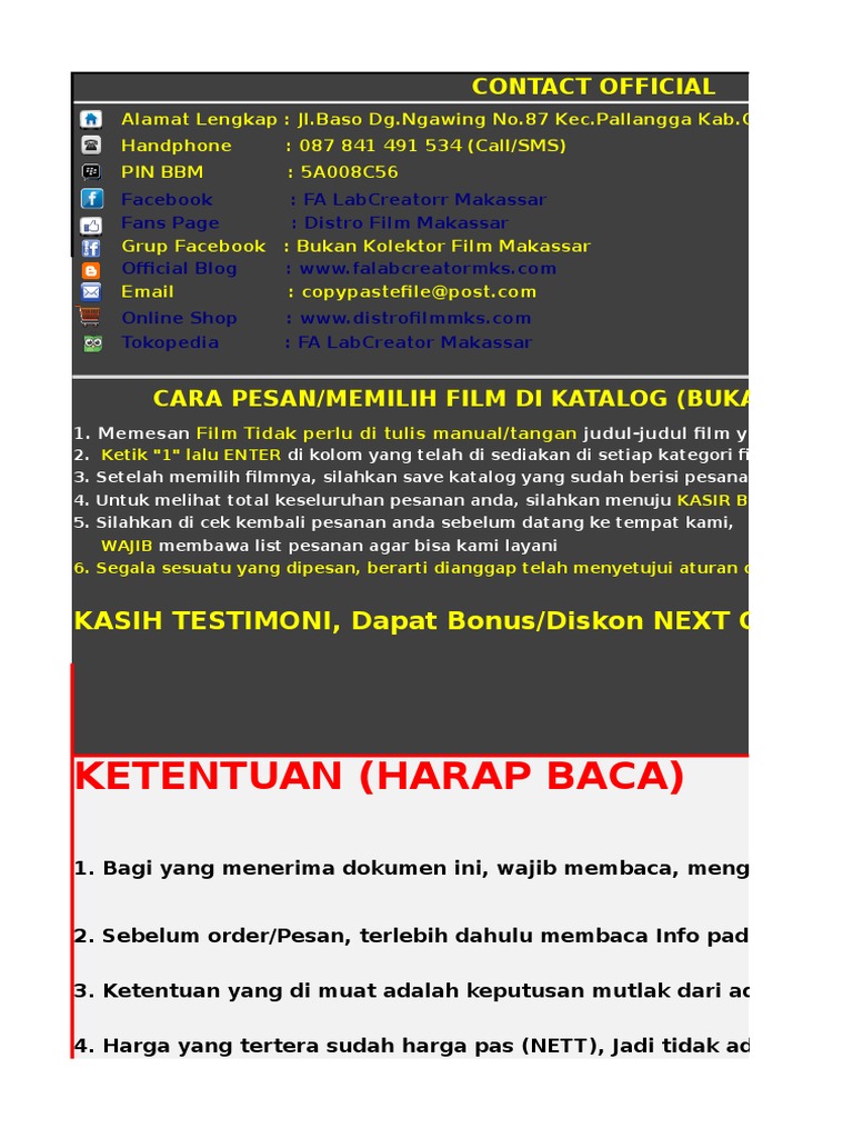 Falabcreatormks Katalog Edisi September 2016