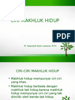 PPT Ciri Makhluk Hidup