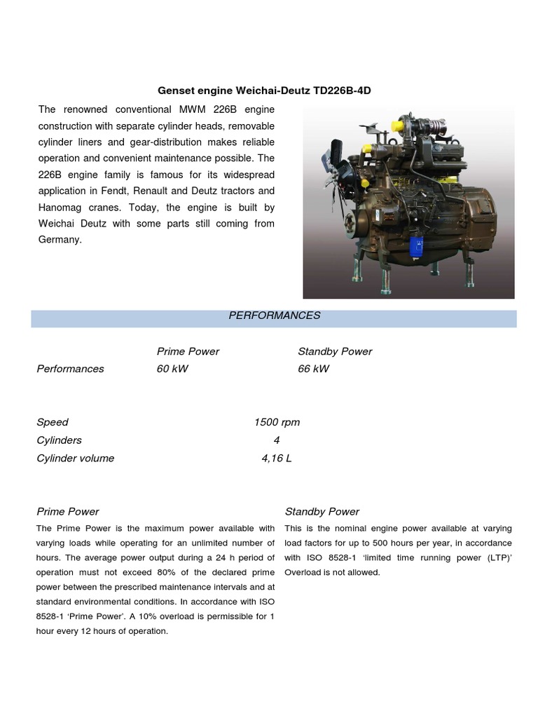 Deutz China TD226B 4D | PDF