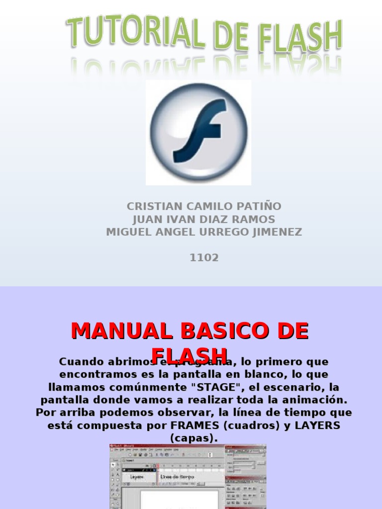 Tutorial de Flash | PDF | Point and Click | Animación