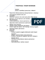 Format Proposal Terapi Bermain