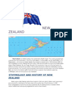 Ethymology and History of New Zealand
