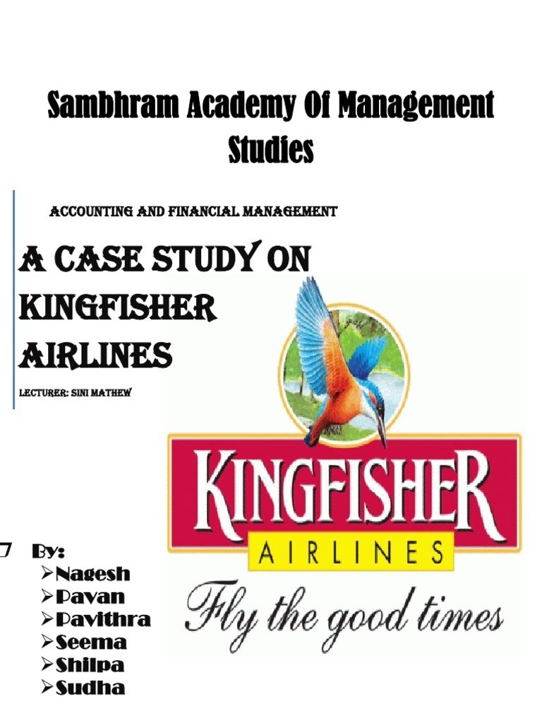 kingfisher case study pdf
