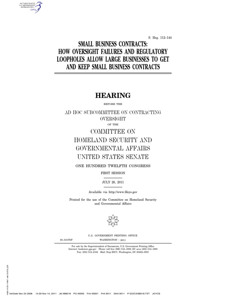 How to get government contracts small business