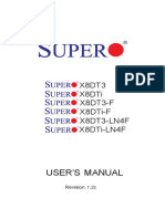 X8Dt3 X8Dti X8Dt3-F X8Dti-F X8Dti-Ln4F X8Dt3-Ln4F: User'S Manual