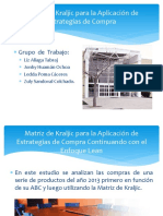 Matriz de Kraljic - Ejemplo PDF