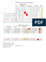 Structura Anului Scolar 20162017