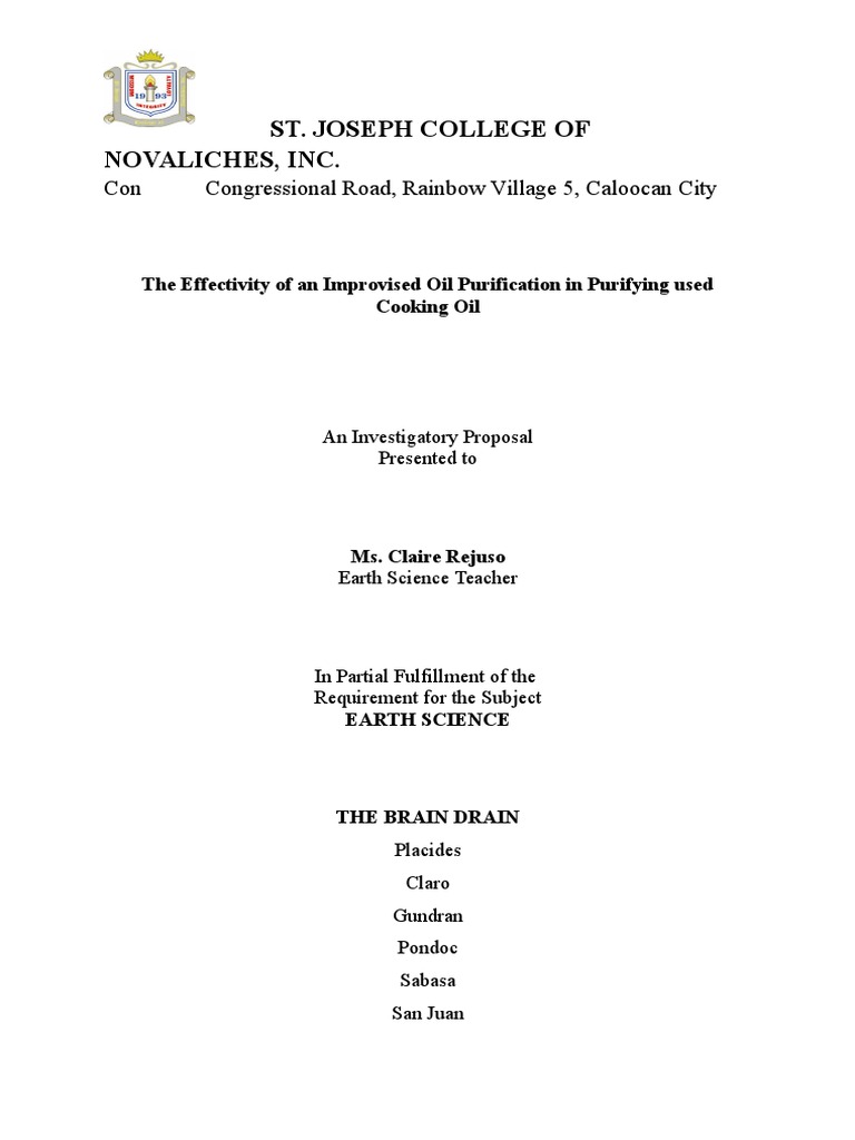 St. Joseph College of Novaliches, Inc. Con Congressional Road, Rainbow