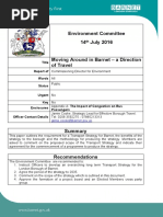 Moving Around in Barnet A Direction of Travel