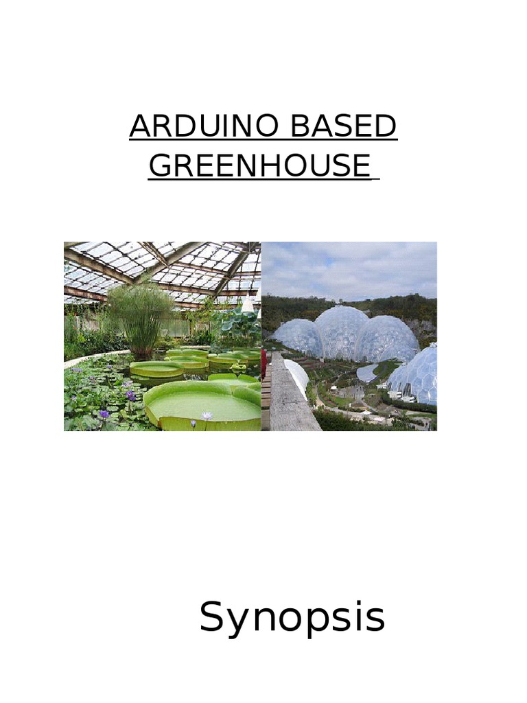 Synopsis On GSM Based Home Security System PDF Greenhouse