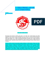 Perumusan Teks Proklamasi Kemerdekaan Indonesia