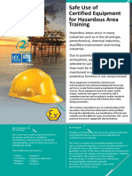 Safe Use of Certified Equipment For Hazardous Area Training: Iec Standards+ Iec 60079