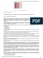 Ordem Dos Advogados - Artigos Doutrinais - António Menezes Cordeiro - Do Abuso Do Direito - Estado Das Questões e Perspectivas