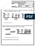 AVALIAÇÃO DE MATEMÁTICA