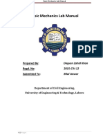 Basic Mechanics Lab Manual