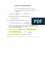 CV2015 - Tut 5 Soln - Specific Energy (1) - Critical Depth & Humps