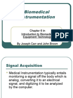 Biomedical Instrumentation: Chapter 6 in Introduction To Biomedical Equipment Technology by Joseph Carr and John Brown