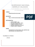 Diagnostico Del Distrito de Huacar-Huánuco