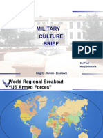 Military Culture Brief Oct 21 2014