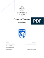 Philips Corporate Valuation Project PDF