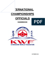 International Championships Officials: Handbook