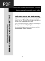 Download Self Assessment  Goal Setting by Career Development Center Minnesota State University - Mankato SN32525605 doc pdf