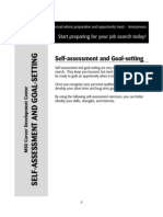 Self Assessment & Goal Setting
