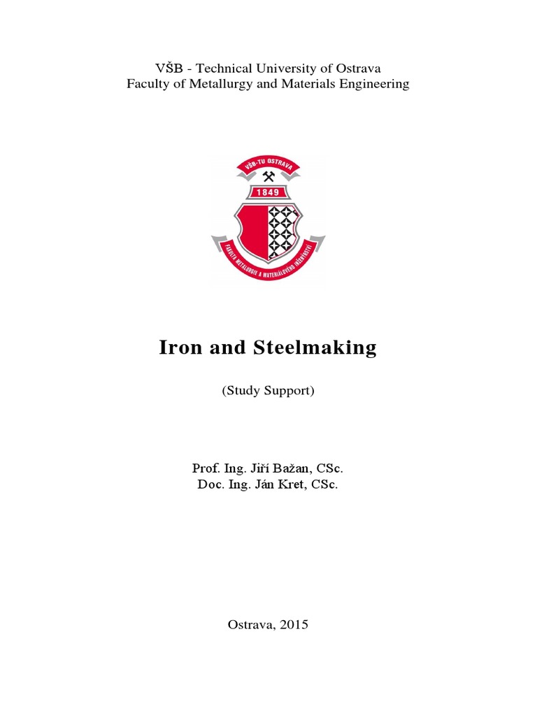 Iron And Steelmaking Pdf Steelmaking Iron
