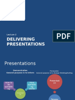 Delivering Presentations