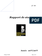 Rapport Stage MODELE Izzo PDF