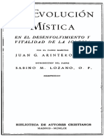 Evolucion Mistica P. Arintero (Separata)