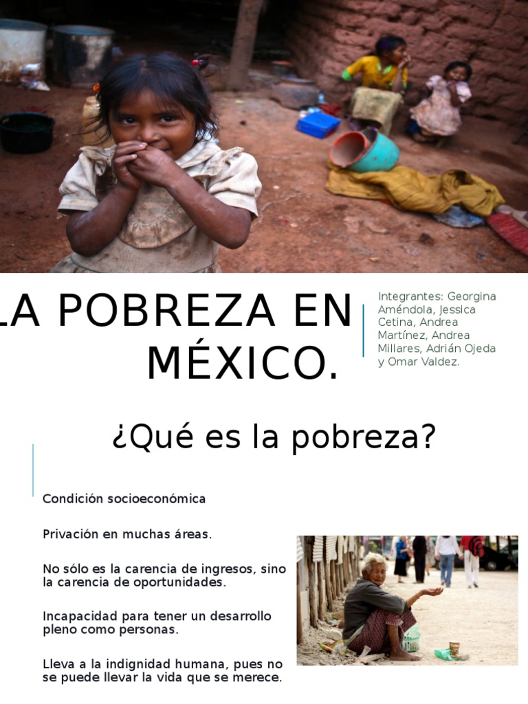 La Pobreza en México | PDF | Sistema circulatorio | Pobreza