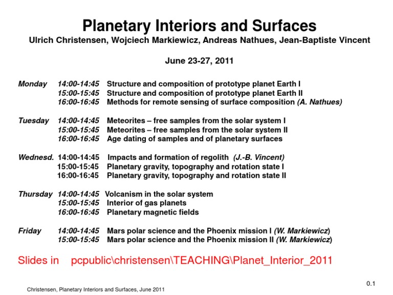 Planetary 2011 0 Overview 0 Pdf