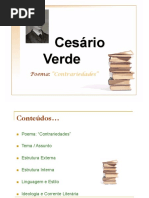Contrariedades - Cesário Verde 
