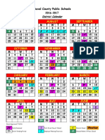 DCPS 2016-2017 School Calendar