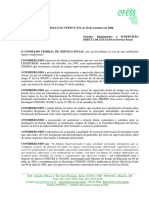 Resolução CFESS Nº 533_2008