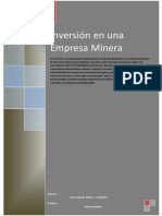 Proyectos Mineros de Inversion
