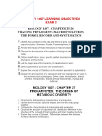 BIOL 1407 Lecture - Ch. 25, 26, 27 28 Objectives and Notes Exam 2 F2015