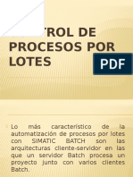 Control de Procesos Por Lotes