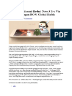 Download Cara Flash Xiaomi Redmi Note 3 Pro via Mi Flash Dengan ROM Global Stable by mr4zie SN325288549 doc pdf